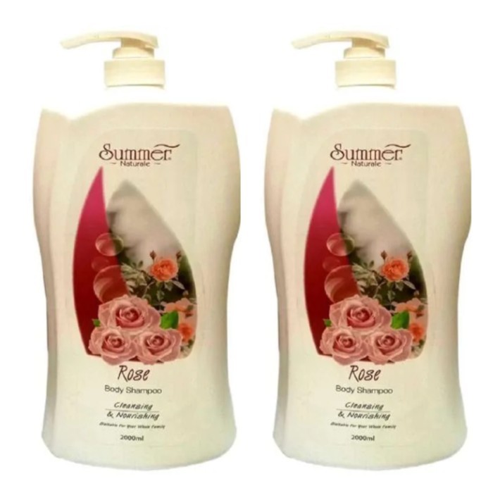 

Rose Mawar Sabun Summer Naturale Body Shampoo 2 Ltr Sabun Susu Kambing