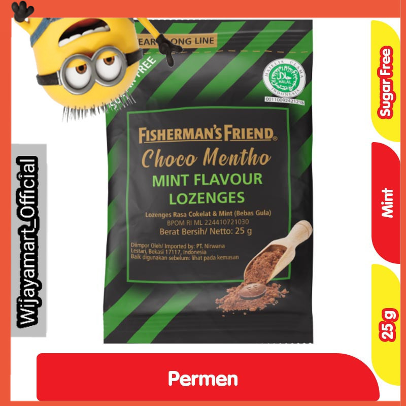 

Fisherman's Friend Permen Mentho Cokelat Bebas Gula Mint 25 g