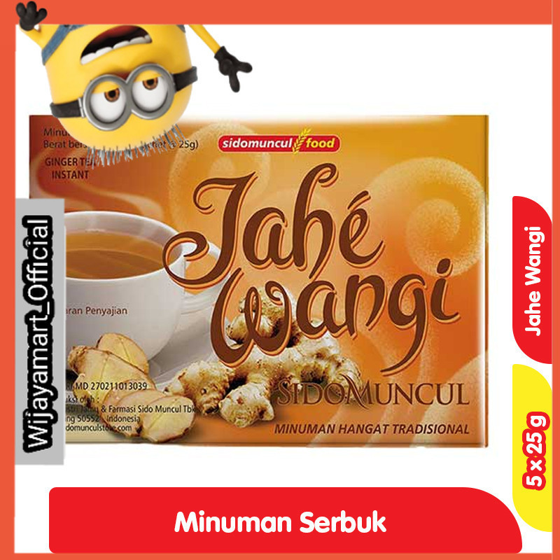 

SIDOMUNCUL Jahe Wangi Minuman Tradisional Menghangatkan Tubuh 5 x 25 g