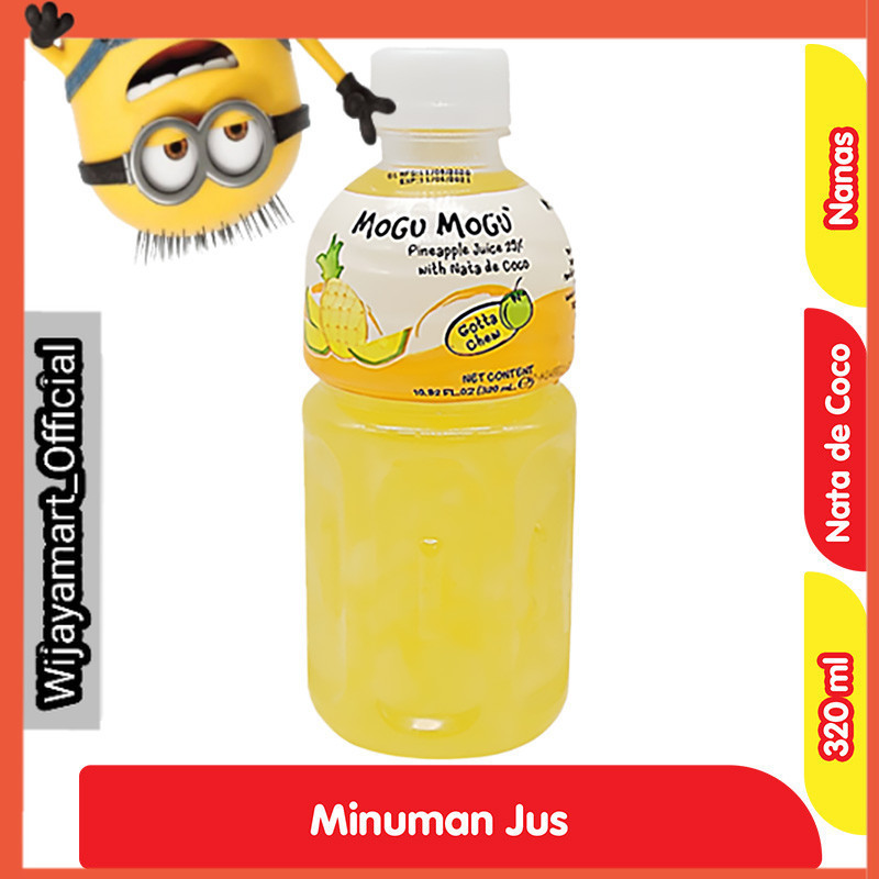 

Mogu Mogu Minuman Nata De Coco Rasa Nanas 320 ml