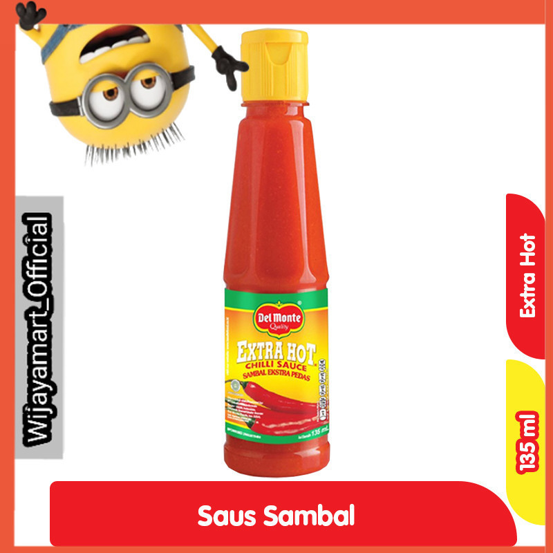 

Del Monte Saus Sambal Ekstra Pedas Botol 135 ml