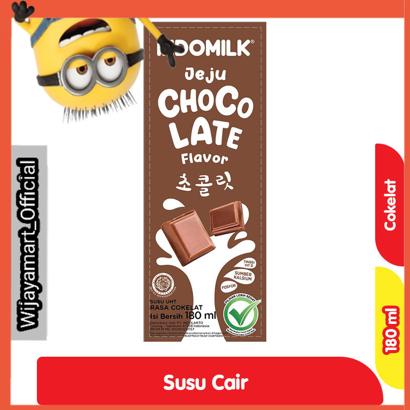 

Indomilk Jeju Susu UHT Cokelat Kotak 180 ml