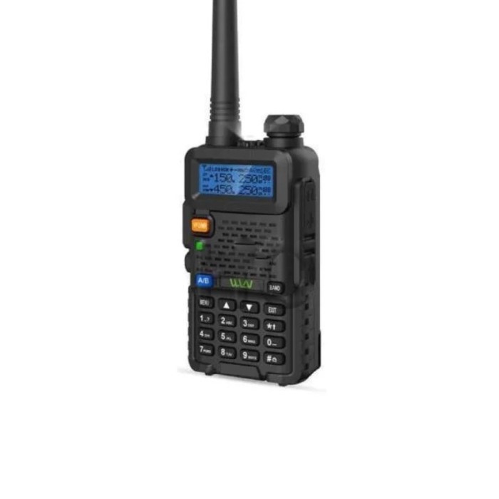 Wln Kd-Uv1 Ht Dualband 5W Ori Baru Kduv1 Walkie Talkie Wlan Vhf Uhf
