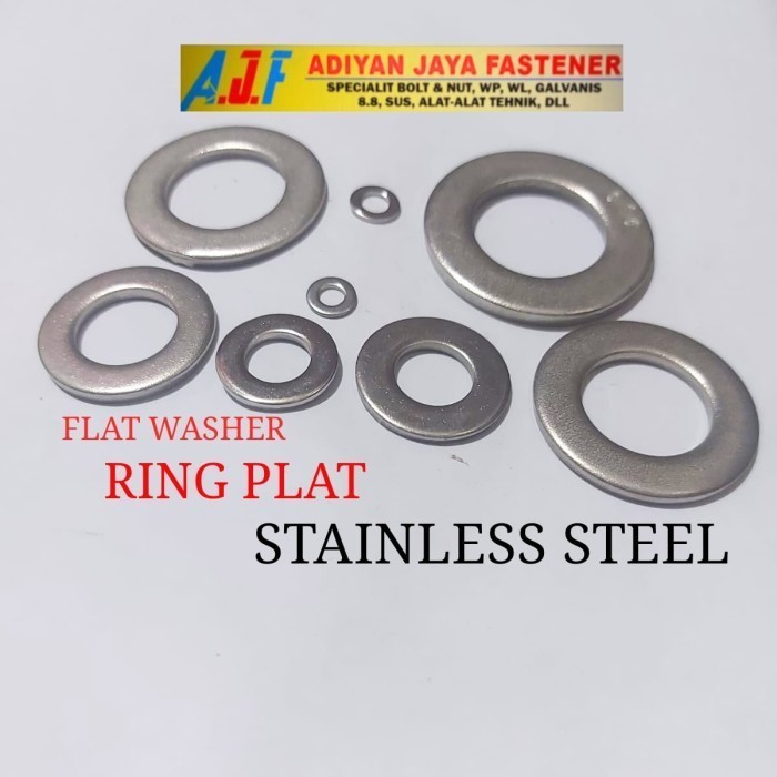 Sheeren - Ring Plat / Flat Washer M.4 Ss 304