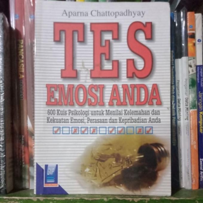 

<<<<<] Tes Emosi Anda 600 Kuis Psikologi untuk Menilai Kelemahan dan Kekuatan Emosi Perasaan dan Kepribadian Anda Aparna Chattopadhyay Kode K-Ps 062 Asli Original Ori Bekas Lawas Antik Kuno Langka Jadul TOKO BUKU RAHMA SOLO SURAKARTA