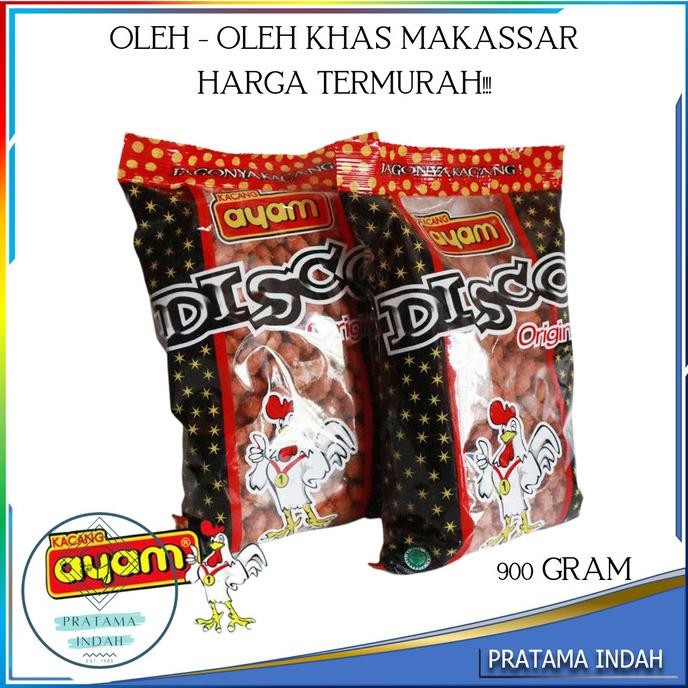 

KACANG DISCO / KACANG DISKO AYAM CEMILAN OLEH OLEH KHAS MAKASSAR 900GR ORIGINAL DAN TERPERCAYA