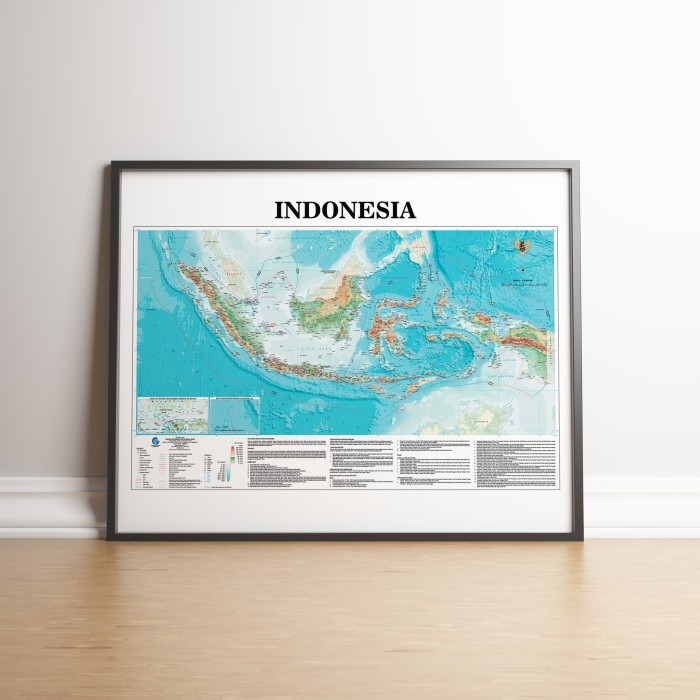 

Terlaris Peta INDONESIA Update 2017 Limited - High Quality Printed SALE