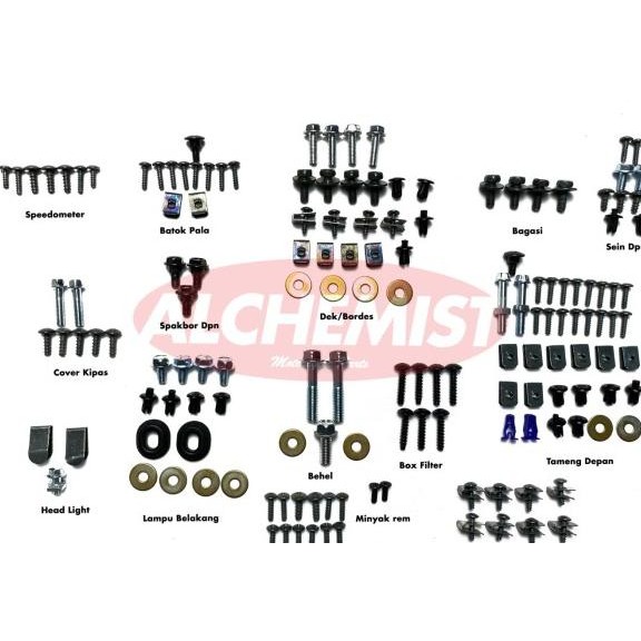 Cod Baut Spacy Fi Full Set / Baud Honda Spacy Fi Full Body