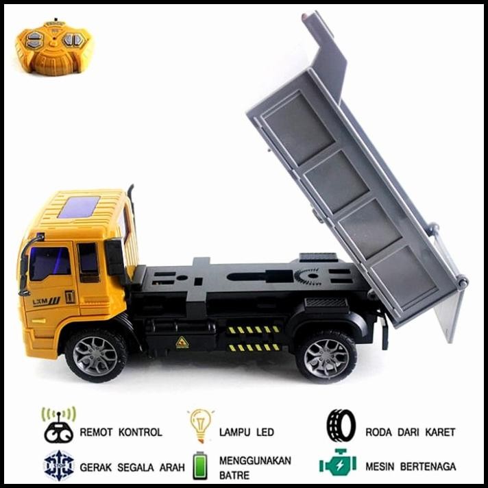 Rc Truk Pasir Remote Control - Mainan Mobil Dump Truck Remot Kontrol