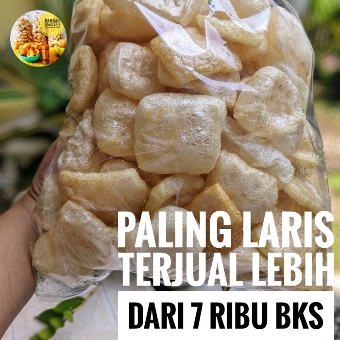 

Terlaris Rambak Dong Kerupuk Kulit Sapi Asli Siap Makan Original Gurih SALE