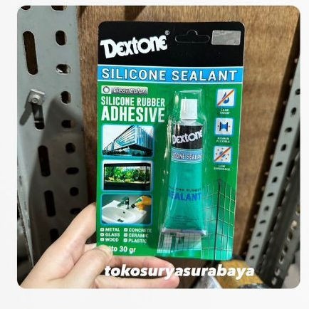 +%+%+%] LEM DEXTONE SILICONE SEALANT 30G LEM KACA SILICONE RUBBER SEALANT Silikon Sealant berwarna