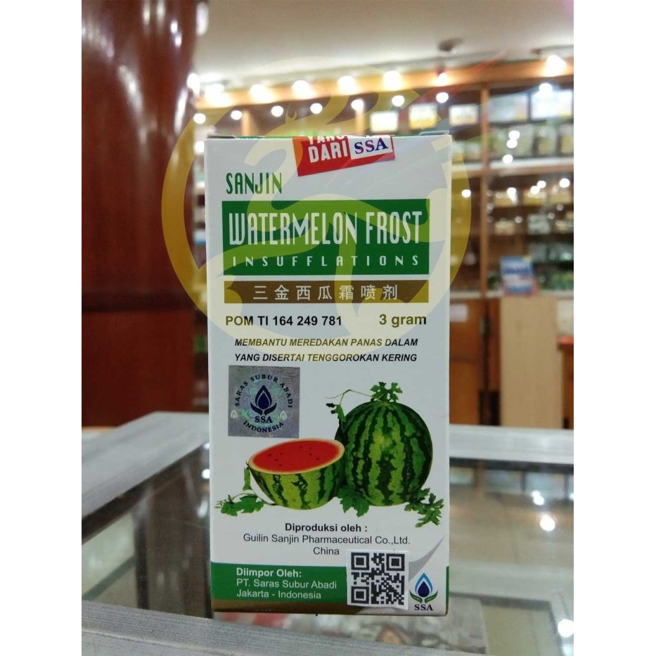 siap kirim] Sanjin Watermelon Frost Xi Gua Shuang Tenggorokan Kering Spray Semprot