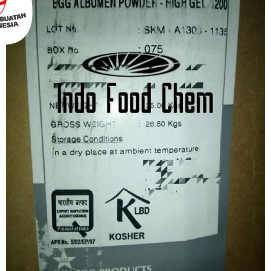 

Egg Albumen Powder - Tepung Putih Telur 1000Gr