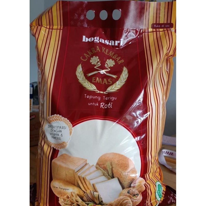 

Bogasari Cakra Kembar Emas Untuk Roti 5Kg