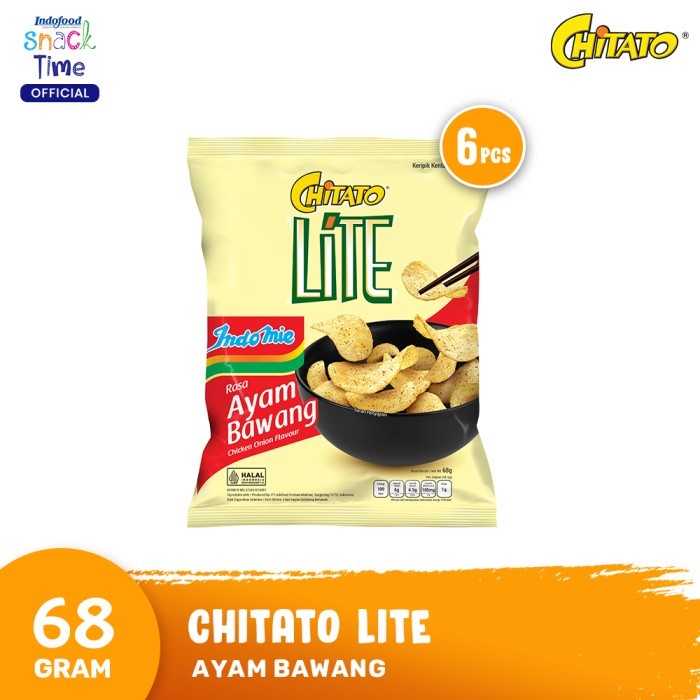 

TERBARU Chitato Lite Ayam Bawang 68 Gr - 6 Pcs