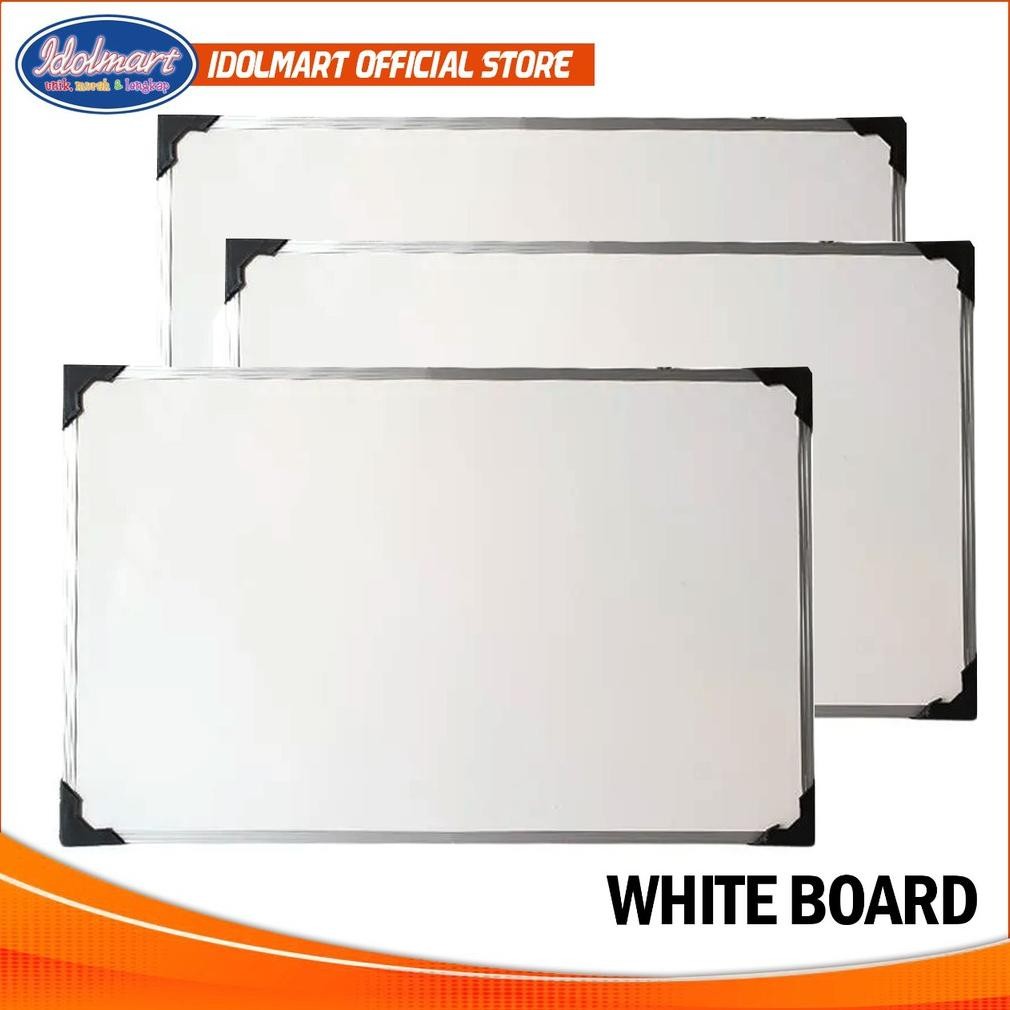 

df-8 IDOLMART Whiteboard Papan Tulis Putih Murah Berkualitas