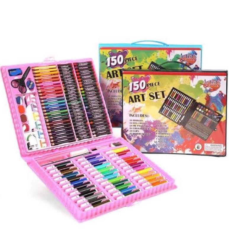 

fx-45 CRAYON SET BOX KARAKTER KARTUN ISI 150 DAN 208 PC 4 IN 1 ALAT SET MENGGAMBAR DAN PENSIL WARNA - ALAT TULIS SET CRAYON SET Viral