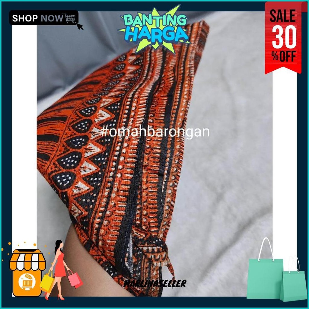 Udeng Batik Segi Tiga Premium Jaranan Murah