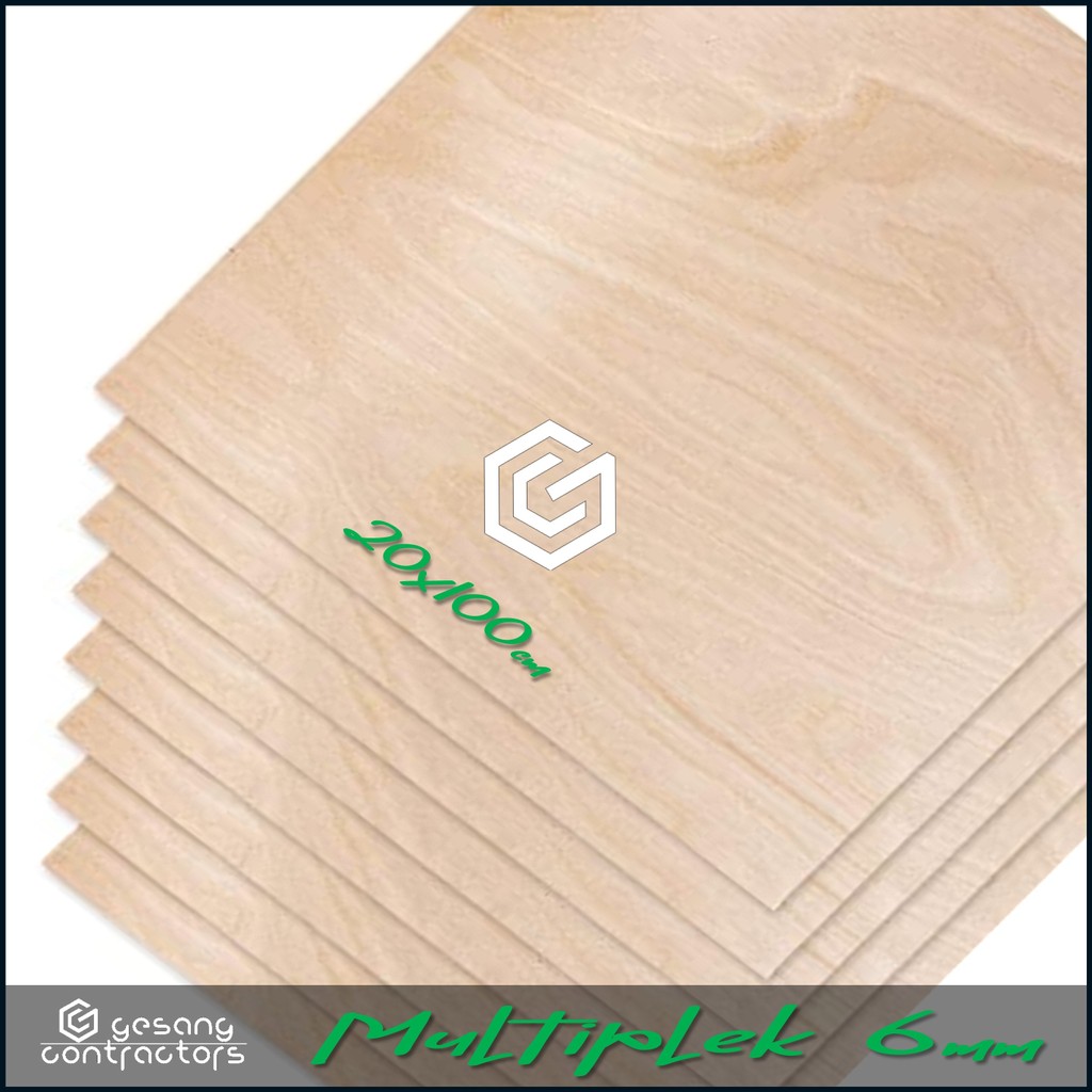 Triplek 6mm 20x100 cm ( Multiplek 6mm | 6 mm | 20x100cm | 100x20cm | 100x20 cm )