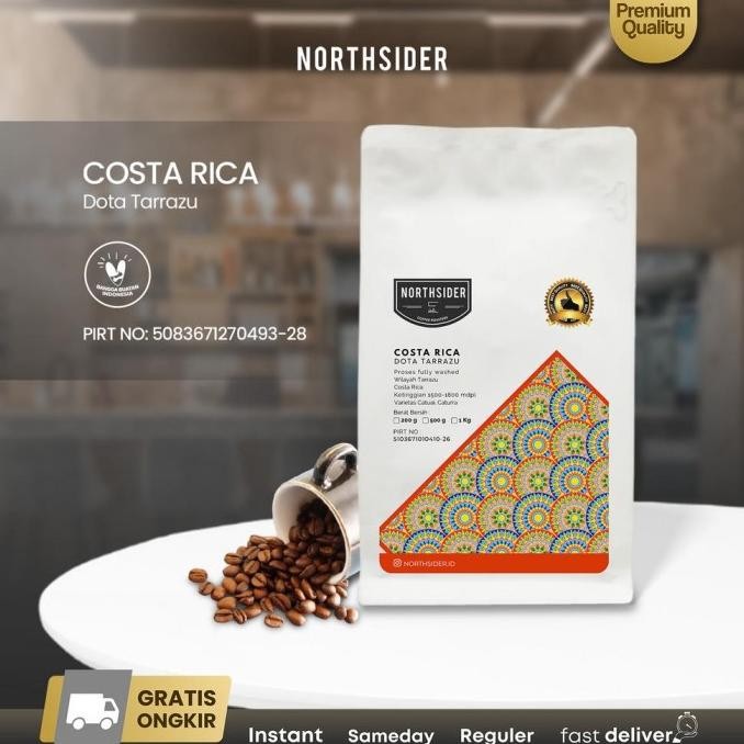

Kopi Arabika Costa Rica Dota Tarrazu Fully-Washed - 500G