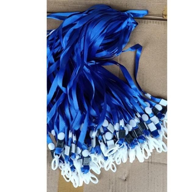 

PROMO tali id card / tali lanyard 1cm jepitan plastik / 100pcs Po-132
