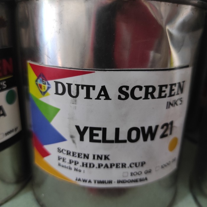 

TINTA DUTA SCREEN YELLOW 21 1KG