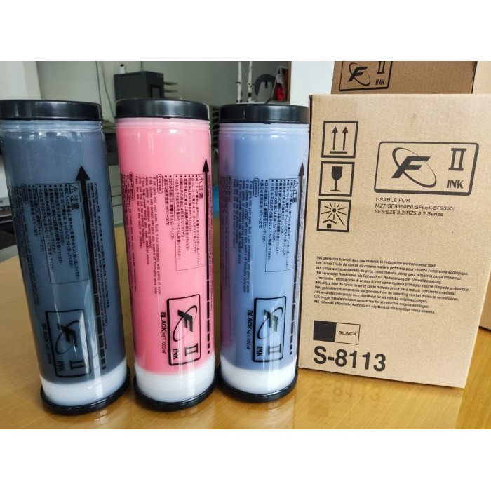 

TINTA RIS* TYPE FII COMPATIBLE BLACK BLUE RED MADE IN KOREA S-8113