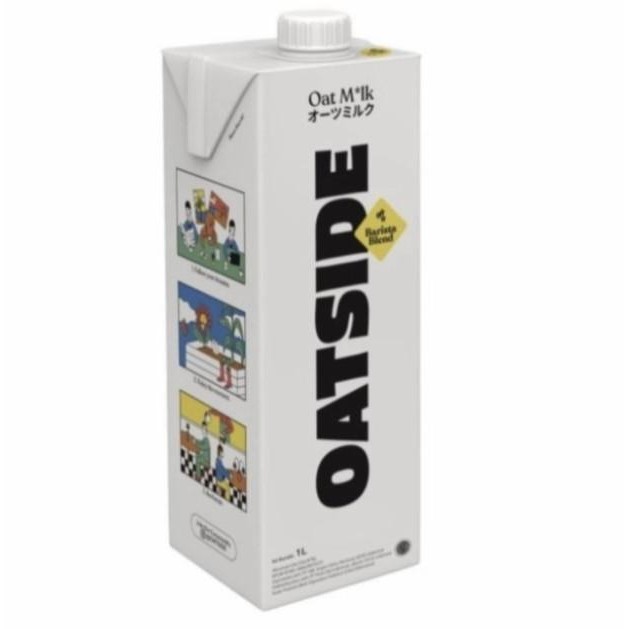 

Oatside Barista Blend Lk 1Liter - Susu Oat Gandum - Gosend/Grab