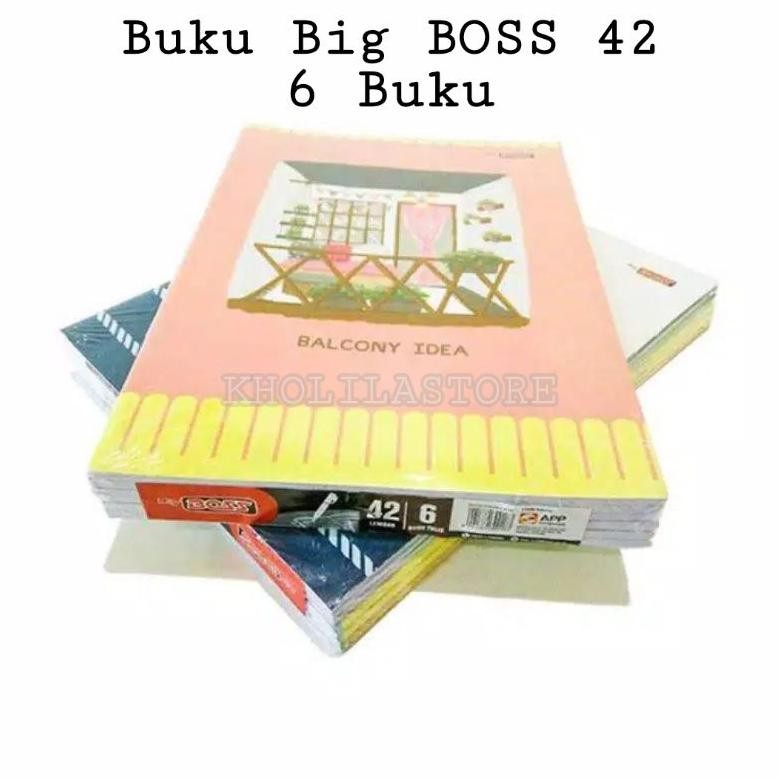 

Buku Tulis Big Boss 42 lembar isi 6 pcs LARIS