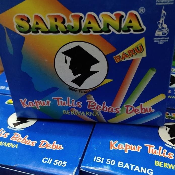 

Terpopuler Free Ongkir Kapur Tulis Warna Warni Sarjana Isi 50Pcs (Free Bubble Warp+ Kardus) Nov0066 Premium