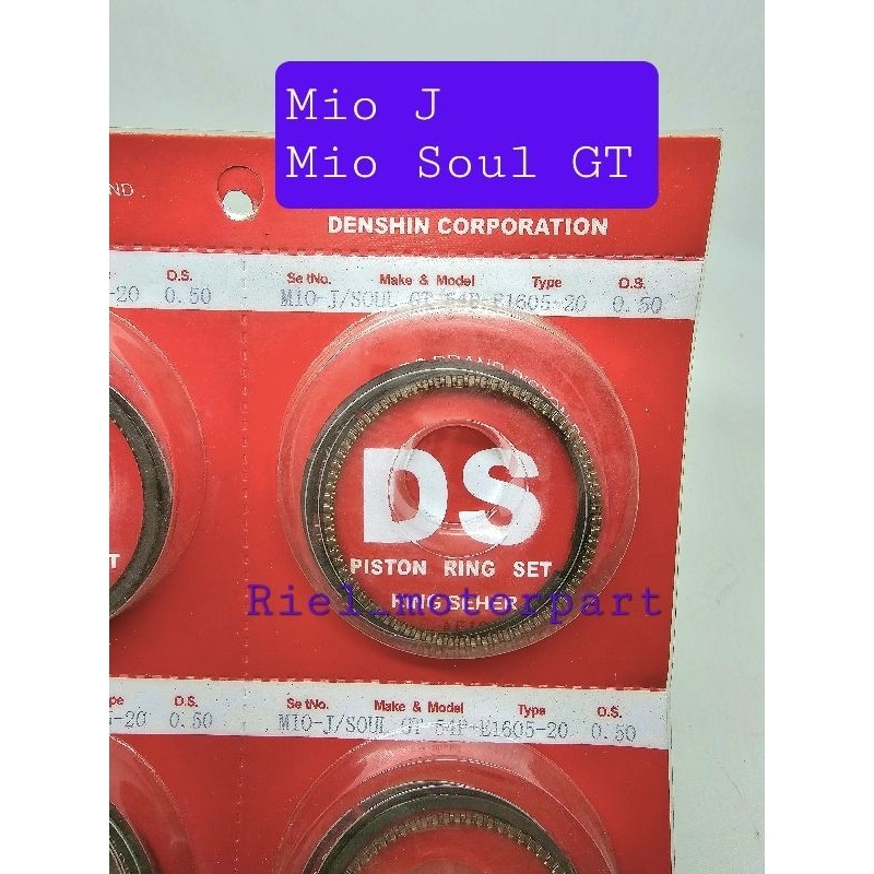 STANDAR RING PISTON (DS) MIO J / MIO SOUL GT SEHER