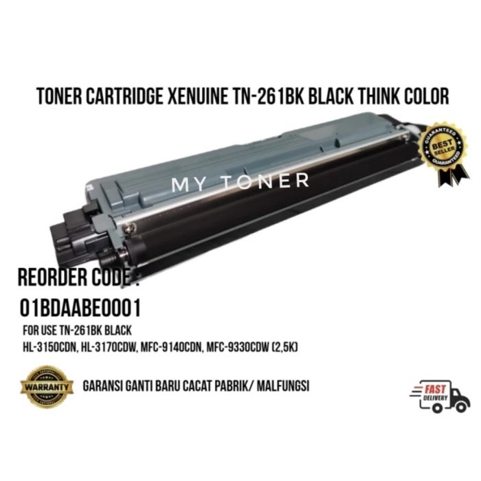 CARTRIDGE TN261 COMPATIBLE TN-261 BLACK hl-3150 hl3150 HL3170 TONER