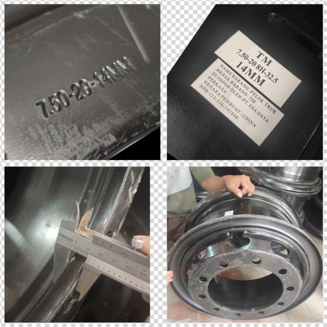 VELG HINO 500 750-R20-10 HOLE (BAN 1.000 /1.100 ) MERK TOPU