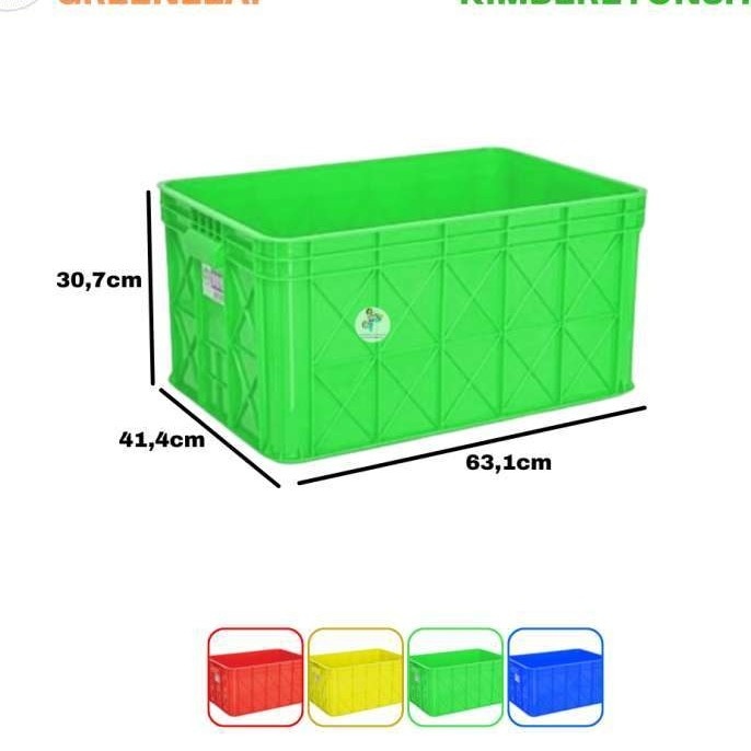 ------] Box Kontainer Industri Keranjang Kotak Rak Piring Gelas Krat Container
