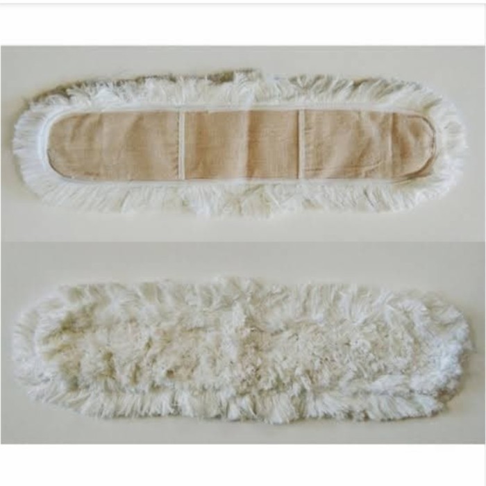 Buruan beli] Refill Kain Pel Lobby Duster Katun Putih Lebar 30CM Kain Mop Duster