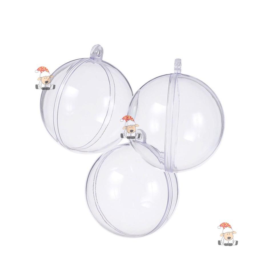 Bola Bening Natal 6cm Fillable / Acrylic Ball "PIKA AKRILIK"