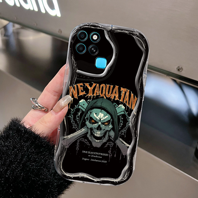 Casing Hp Untuk Infinix Smart 7 Infinix Smart 6 Plus Case Casing pola kematian Kasing ponsel Cesing 