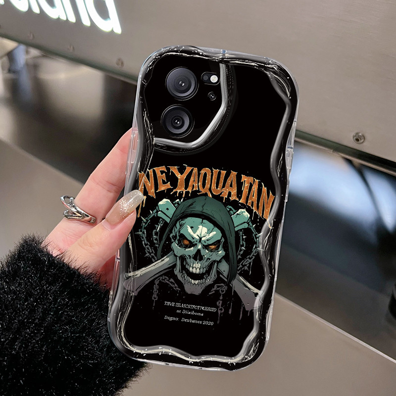 Casing Hp Untuk Xiaomi 13T Pro Redmi K60 Ultra Case Casing pola kematian Kasing ponsel Cesing ombak 