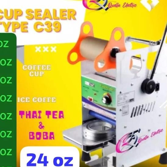 Mesin Cup Sealer Semua Ukuran Cup 12 - 22 Oz -
