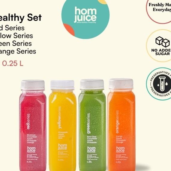 

Healthy Set Cold-Pressed By Hom Jus Sehat Jus Detox