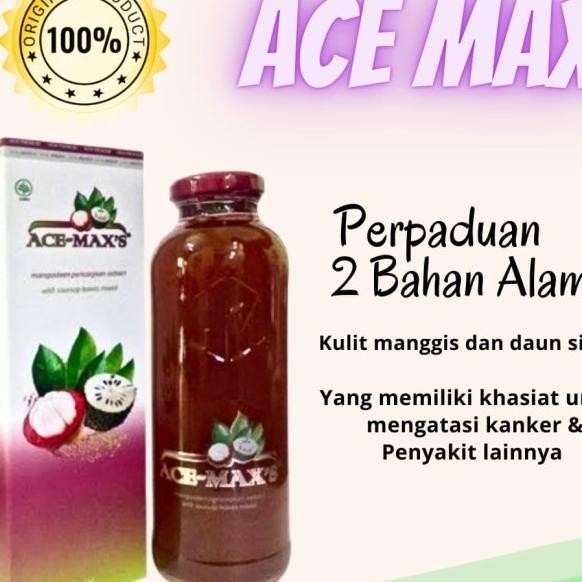 

Ace Max Maxs Max'S Acemax Acemaxs Acemax'S Jus Kulit Manggis+Daun Sirsak