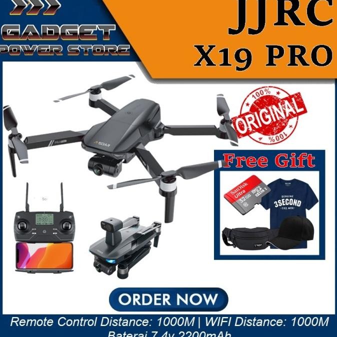 Rc Drone Jjrc X19 Pro Gps Brushless Oas Camera Wifi Fpv 4K 1Km 2 Axis Murah