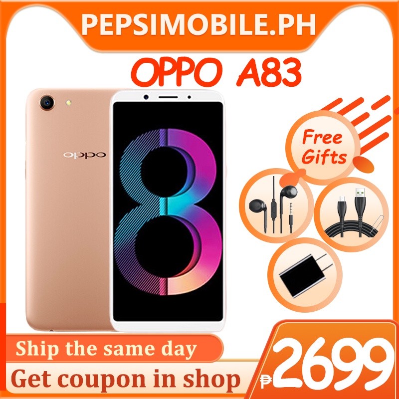 【Hadiah Gratis】OPPO F1s (A59) /A83 smartphone android 4 LTE Asli Bekas 6GB+128GB ponsel Pepsimobile.