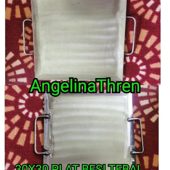 Panggangan Roti 30X30 Plat Besi - Wajan Persegi Roti Bakar