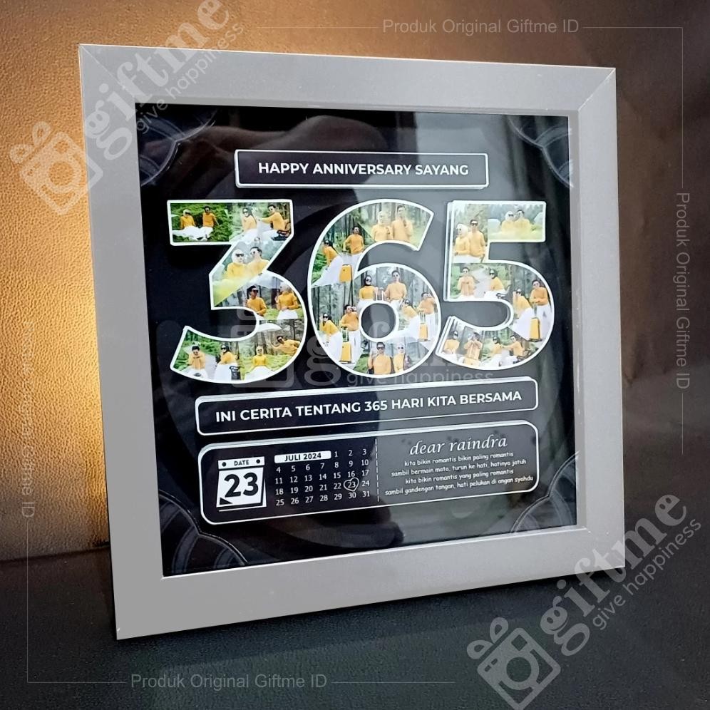 SPECIAL KADO ANNIVERSARY CEWEK COWOK - GIFT  PACAR - KADO ULANG TAHUN CEWEK COWOK - BINGKAI FOTO AES