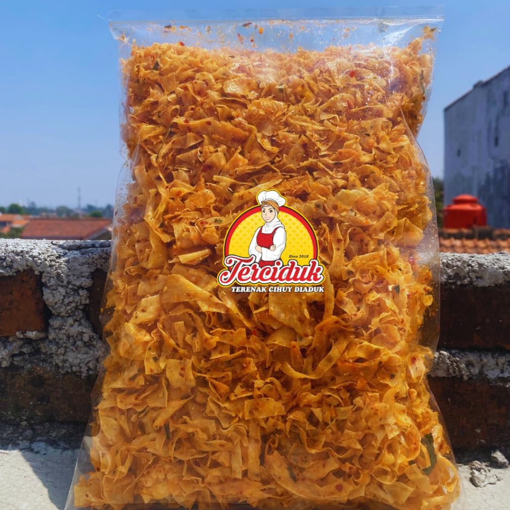 

Sale Terciduk - Keripik Singkong Kriwil Bumbu Basah Pedas Daun Jeruk Kemasan 1Kg High Quality