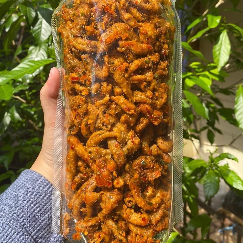 

Sale Keripik Usus Crispy Pedas Daun Jeruk 1/2Kg Grosir