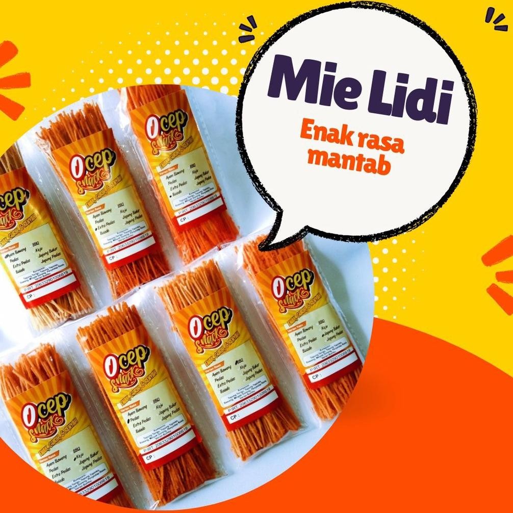 

Buruan Mie Lidi Ocep Paket Jualan Isi 100 Bungkus Murah