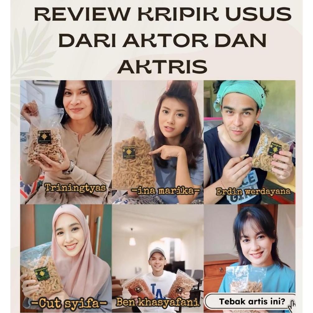 

Original Promo Banting !! Keripik Usus Balado Pedas Manis 500Gr High Quality