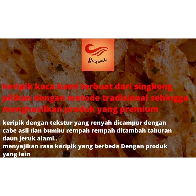 

Buruan 500Gr Promo/Cod Keripik Kaca Pedas Daun Jeruk Grosir
